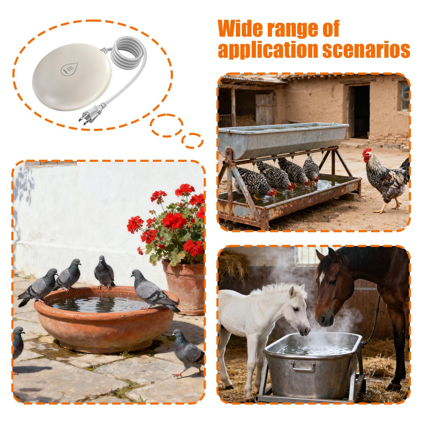 Smart Garden Bird Bath - Riscaldatore per Abbeveratoio Invernale, Fontana Intelligente