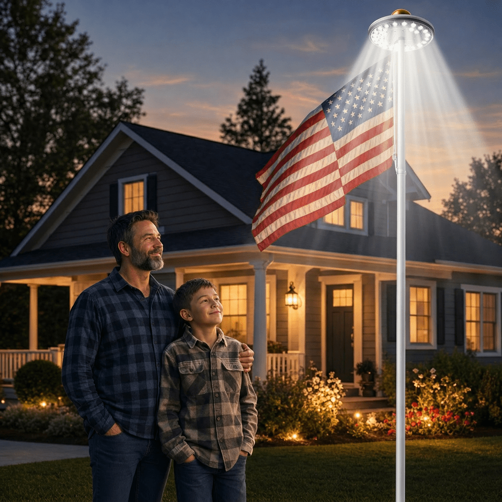 Smart Garden Umbrella - Lampada Solare a LED per Asta