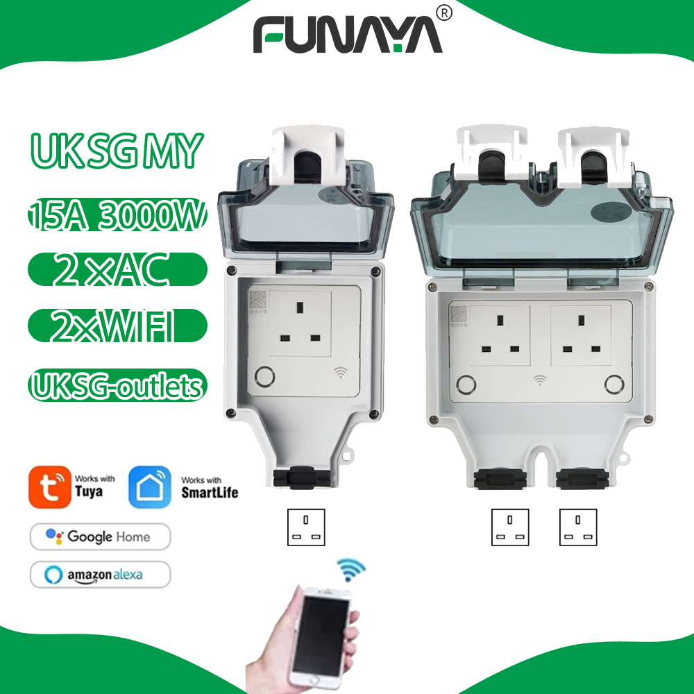 Smart Garden Uk - Tuya WIFI Smart Presa esterna UK