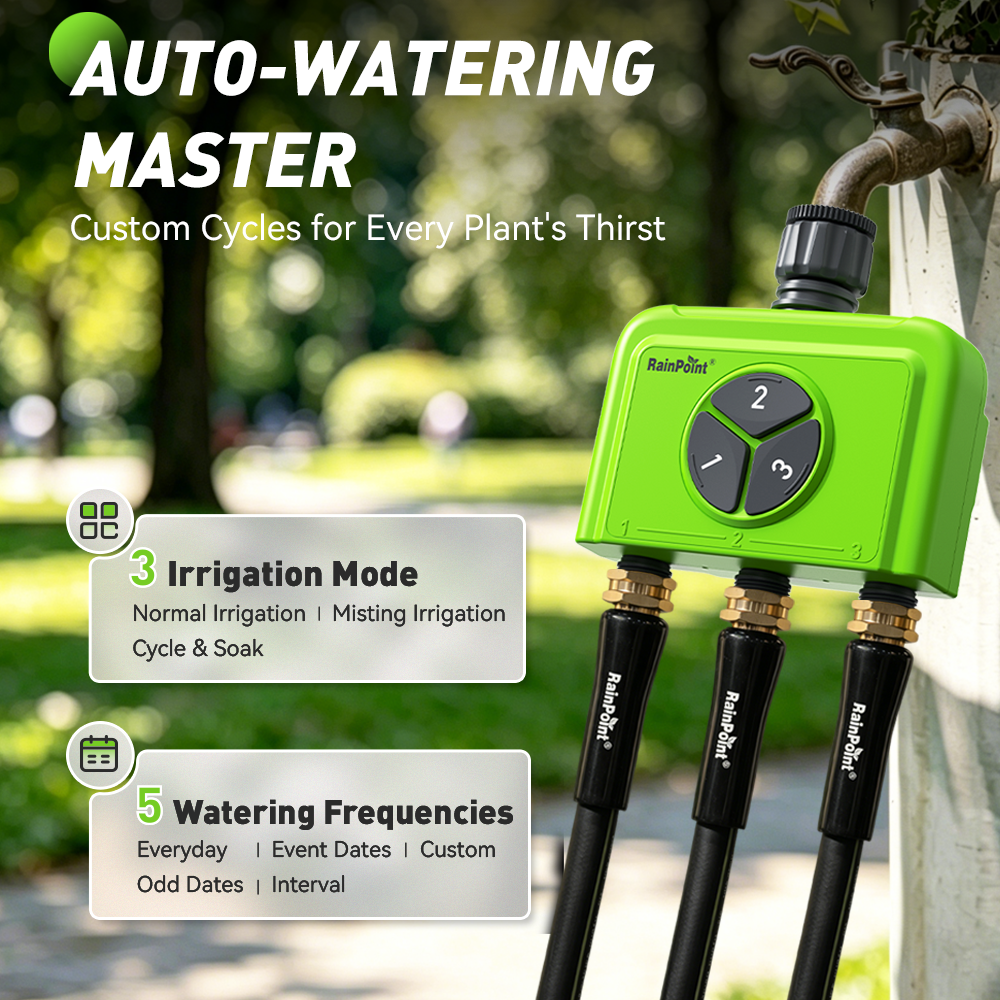 Smart Garden Watering Can - RAINPOINT Timer WiFi per Irrigazione Giardino,
