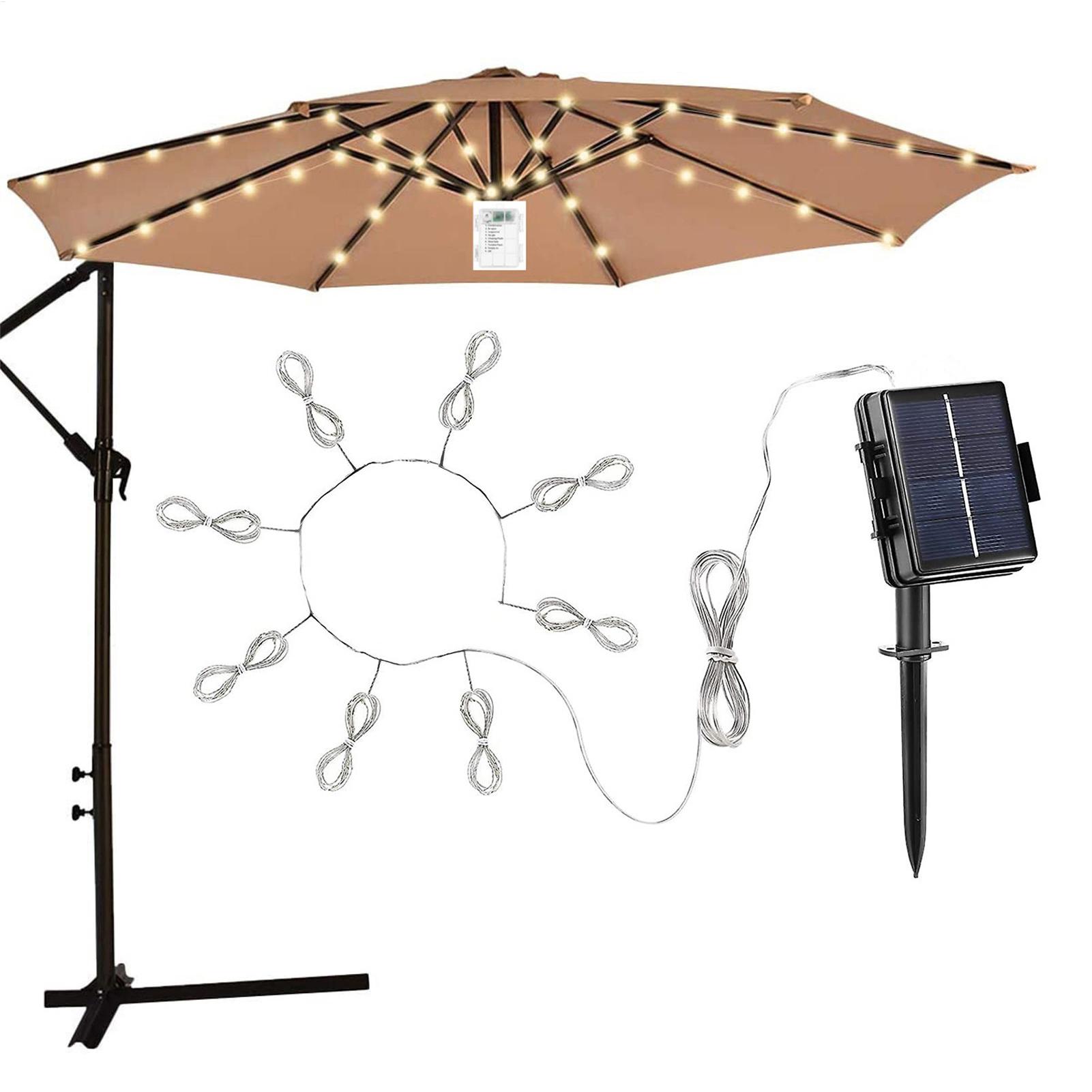 Smart Garden Umbrella - Lampada a stringa solare impermeabile con