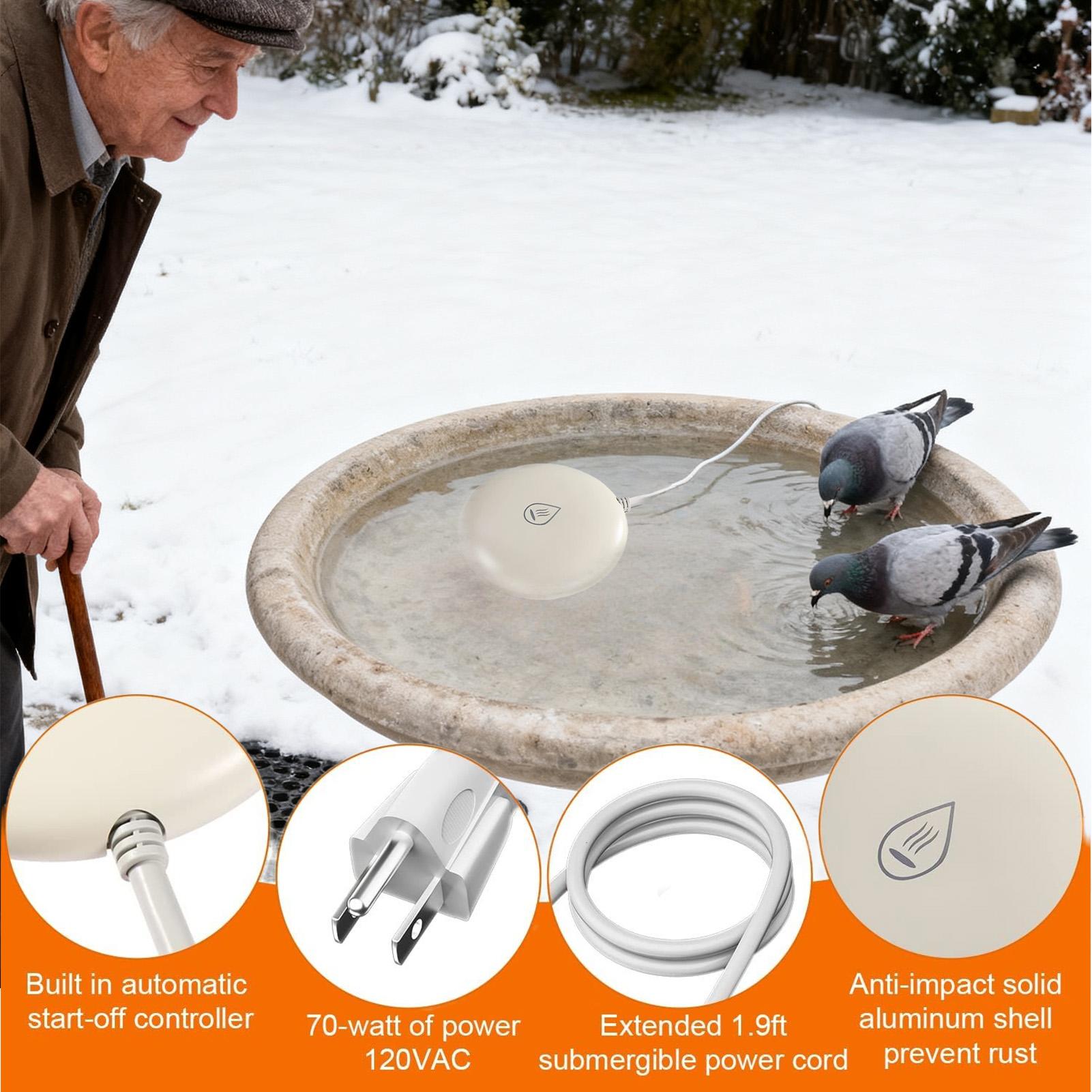 Smart Garden Bird Bath - Riscaldatore per bagno per uccelli Riscaldatore