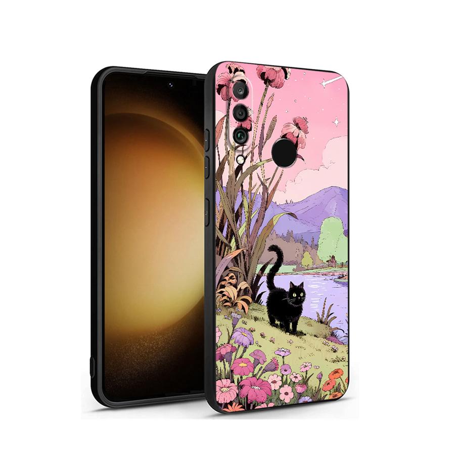 Huawei Smart Garden - Custodia Nera con Gatto in Movimento