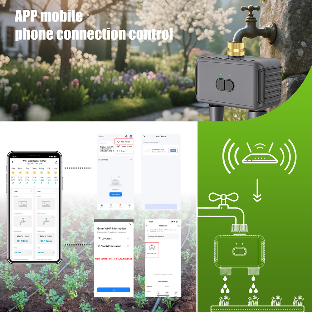 Tuya WiFi timer acqua intellig - Smart Garden Watering Can recensione e prezzo