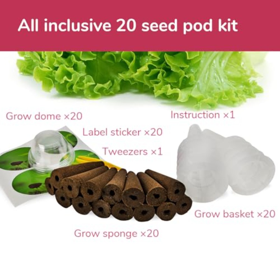 Kit di 20 Semi per Lattuga Ver - Aerogarden Seed Pod recensione e prezzo