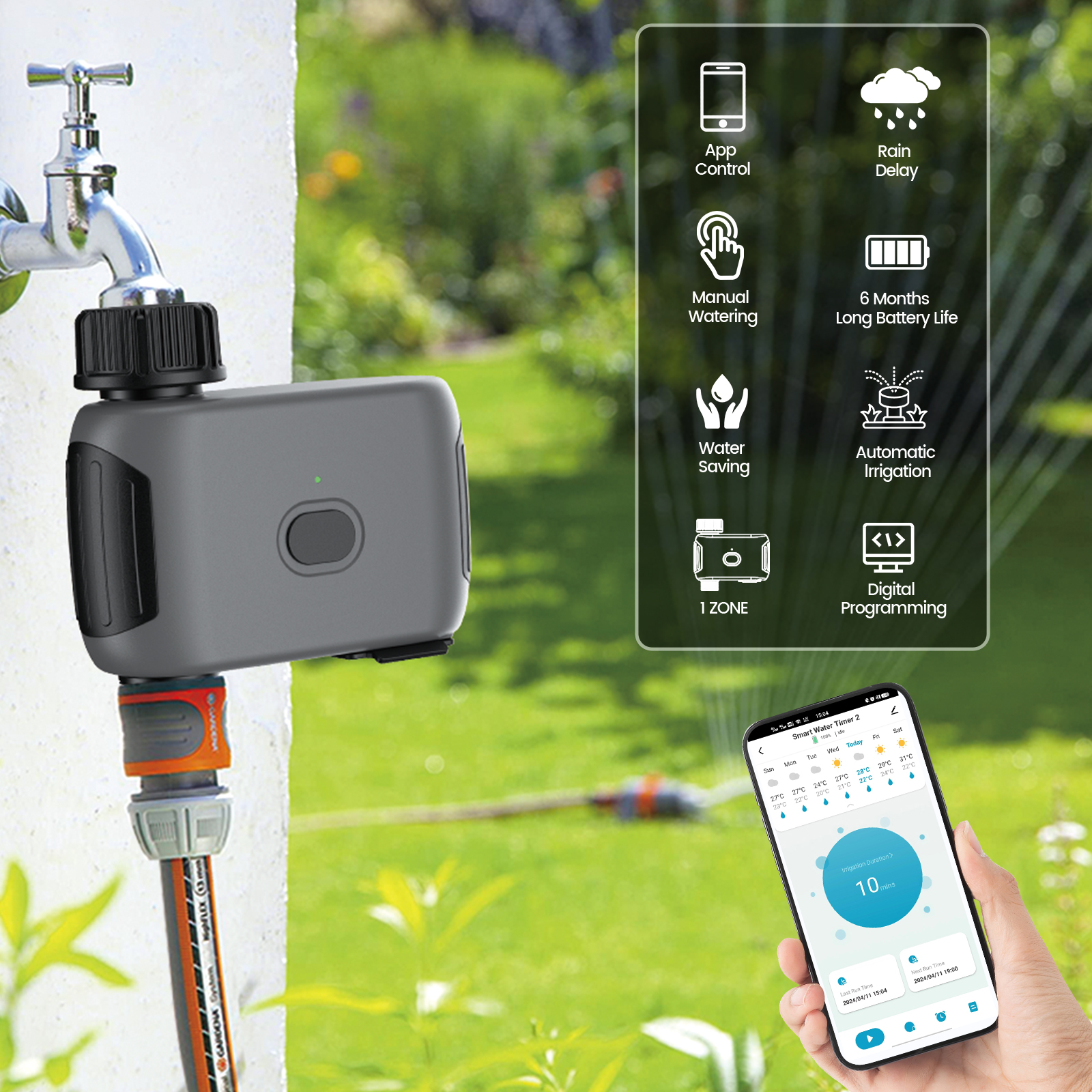 Timer per irrigazione automati - Smart Garden Watering Can recensione e prezzo