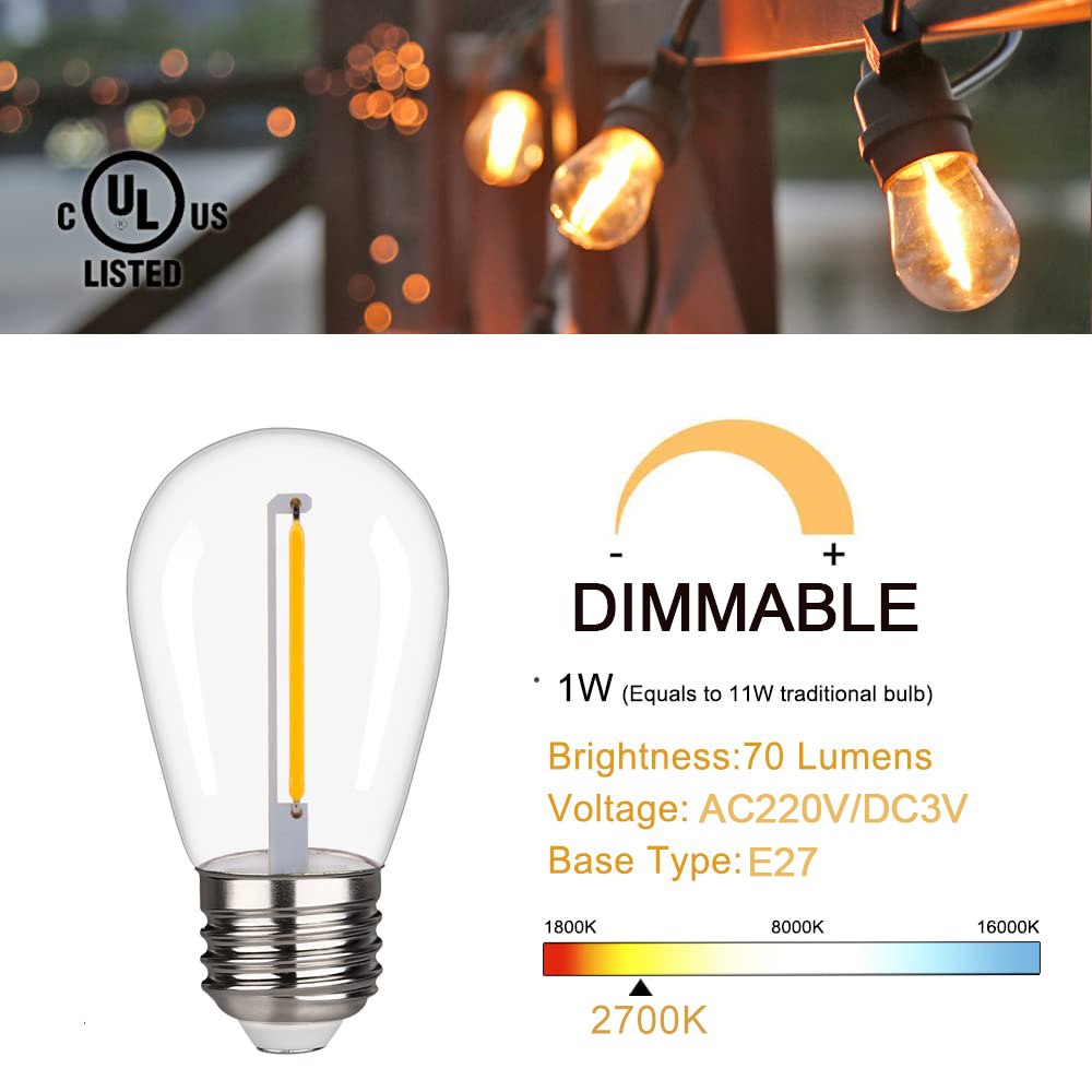 Lampadine di ricambio LED S14  - Smart Garden Umbrella recensione e prezzo