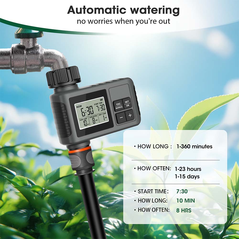 30-5m Pulsante LCD da giardino - Smart Garden Watering Can recensione e prezzo