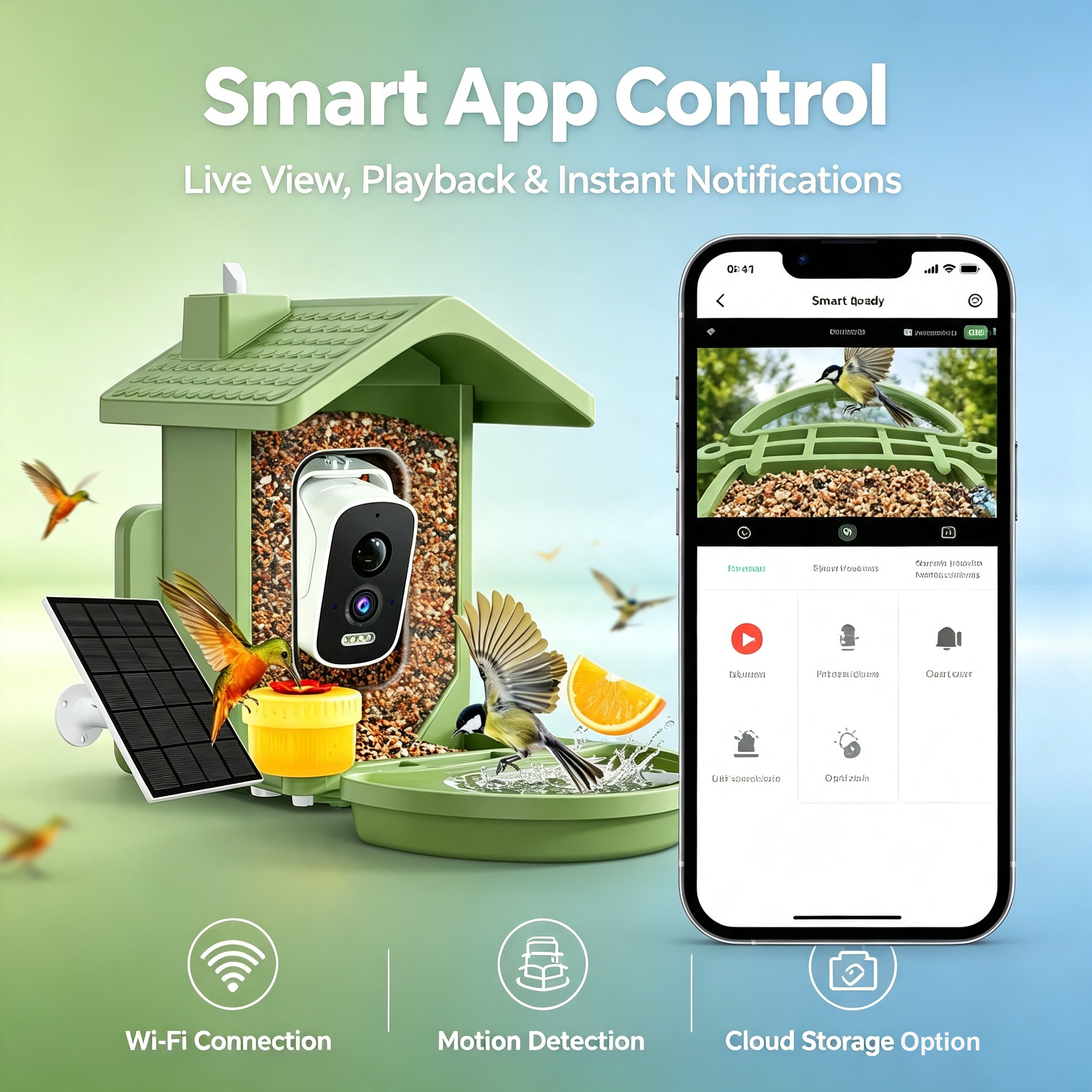 Mangiatoia per Uccelli Intelli - Smart Garden Bird Bath recensione e prezzo