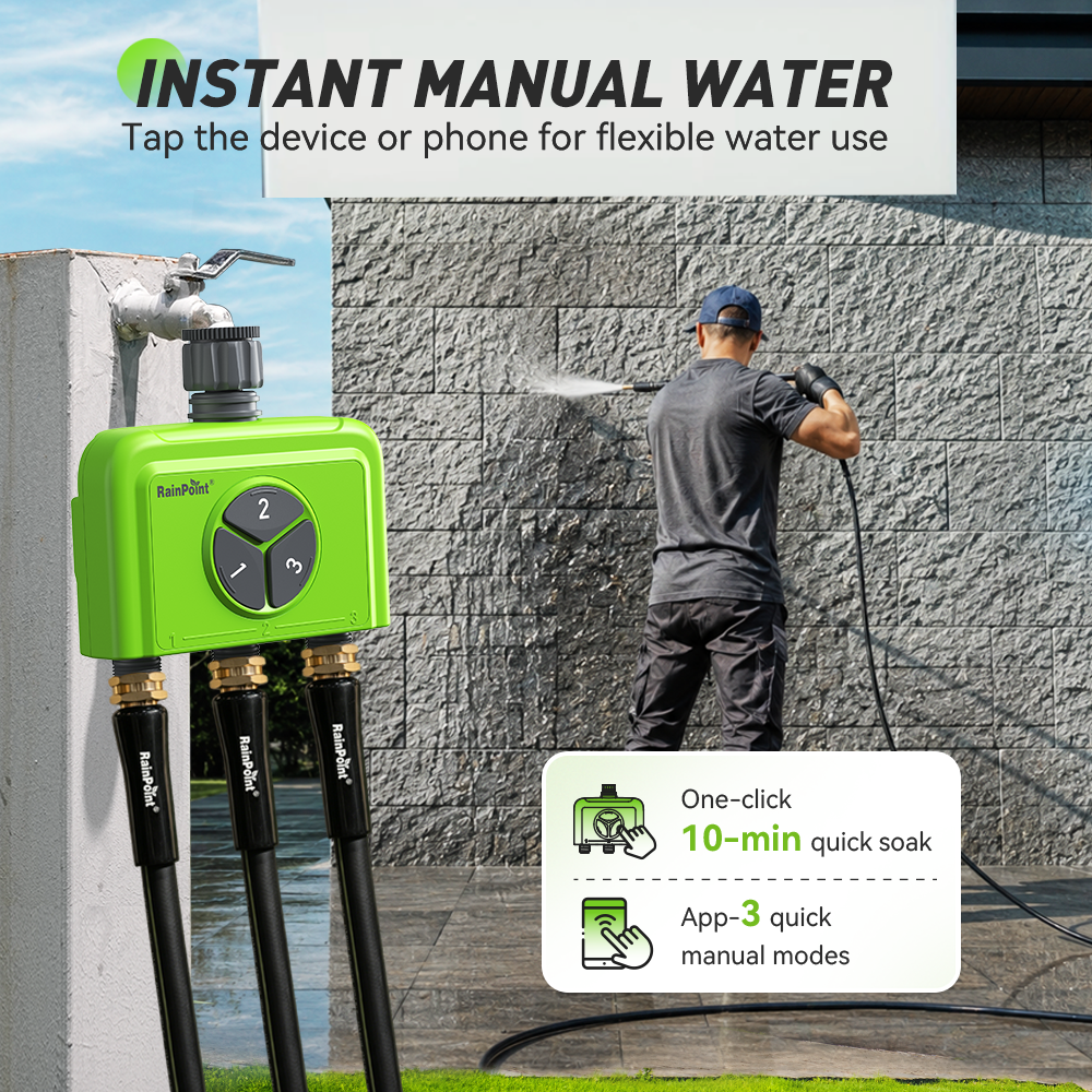 RAINPOINT Timer WiFi per Irrig - Smart Garden Watering Can recensione e prezzo