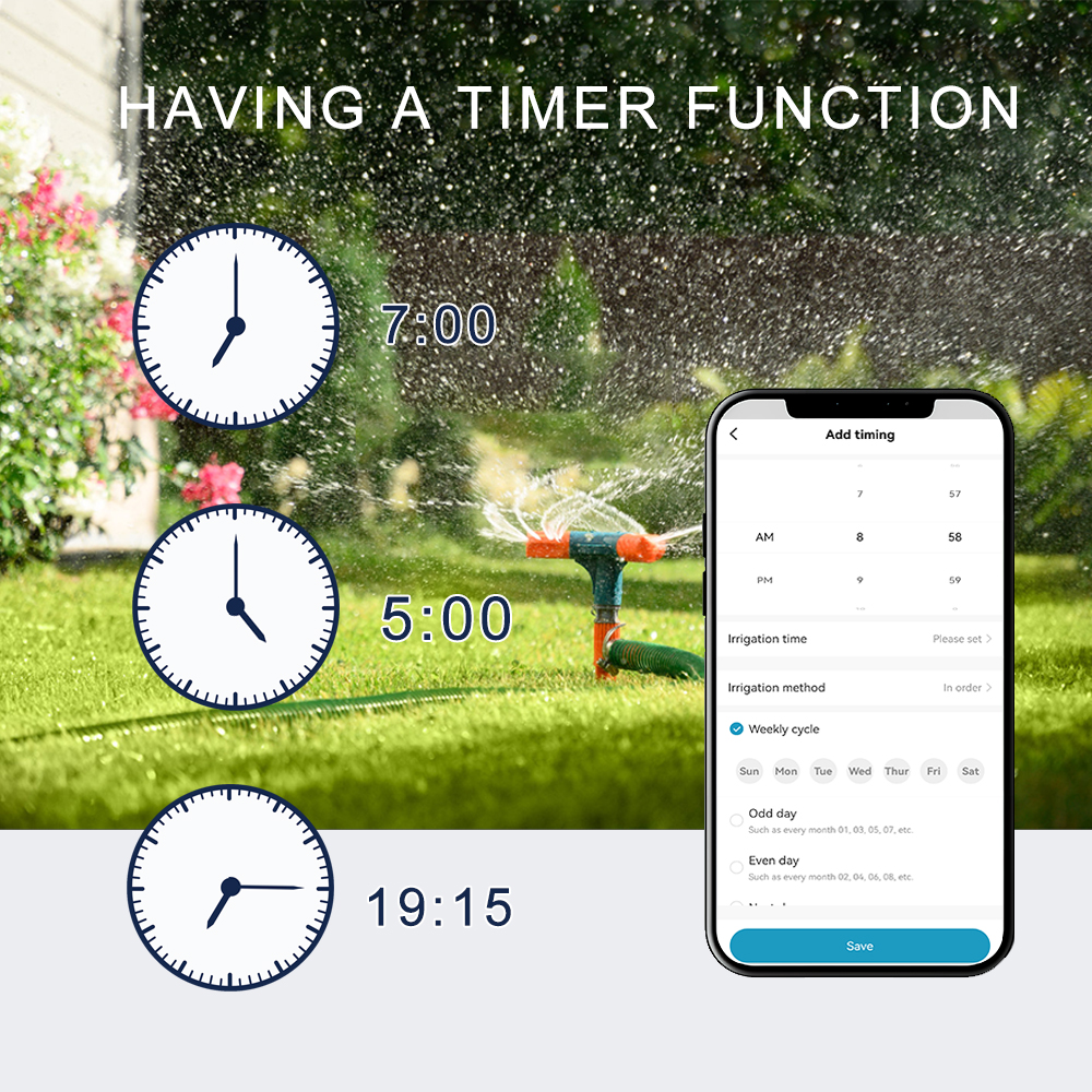 8 zone Wifi Tuya timer intelli - Smart Garden Watering Can recensione e prezzo