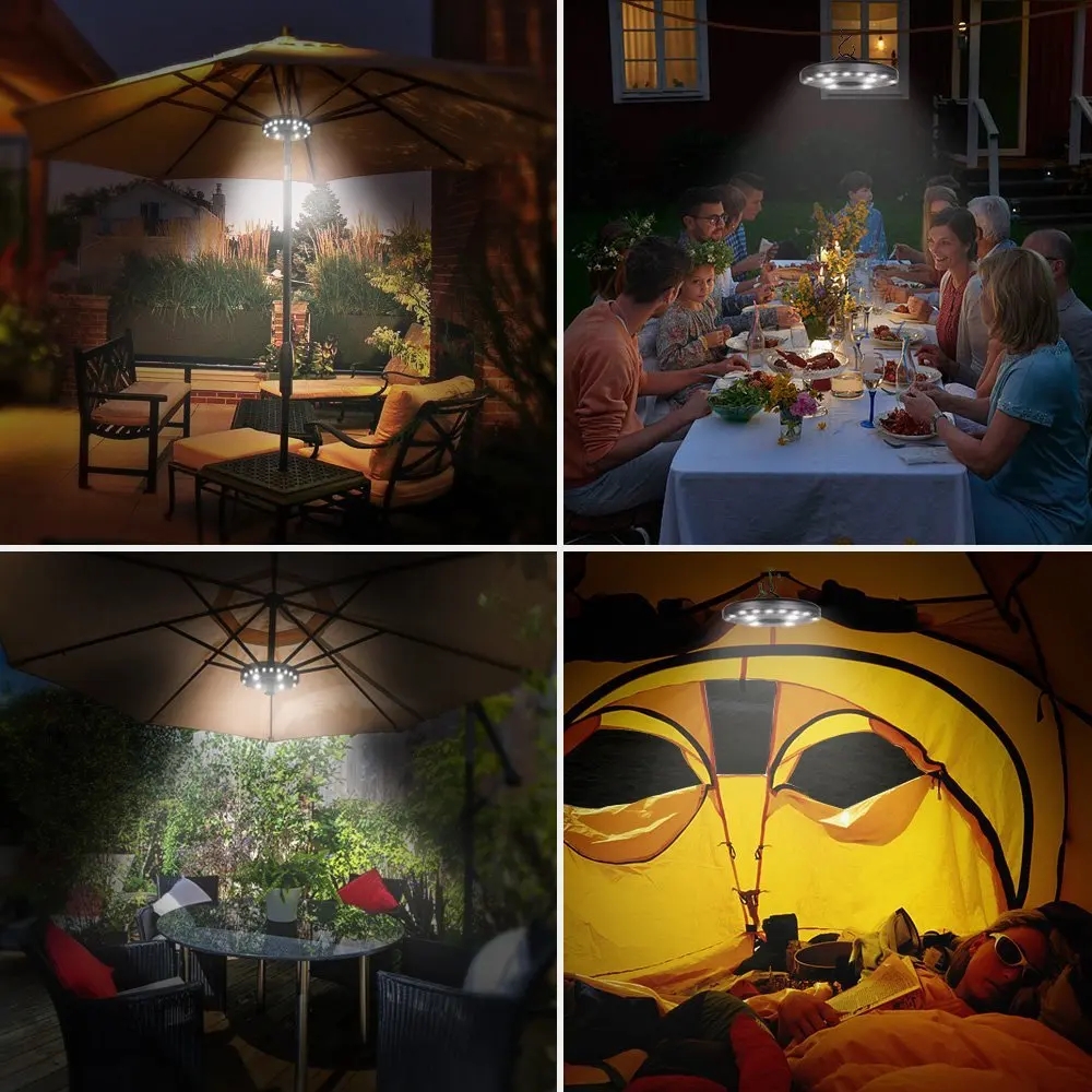 28 luci per ombrellone da pati - Smart Garden Umbrella recensione e prezzo