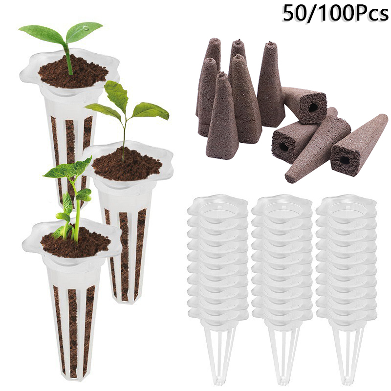 50/100pcs Cestino per coltivaz - Aerogarden Seed Pod recensione e prezzo